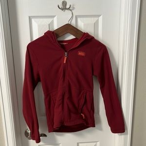 REI Co-Op Essential Fleece Hoodie (Maroon)-- (Kids 10-12)
